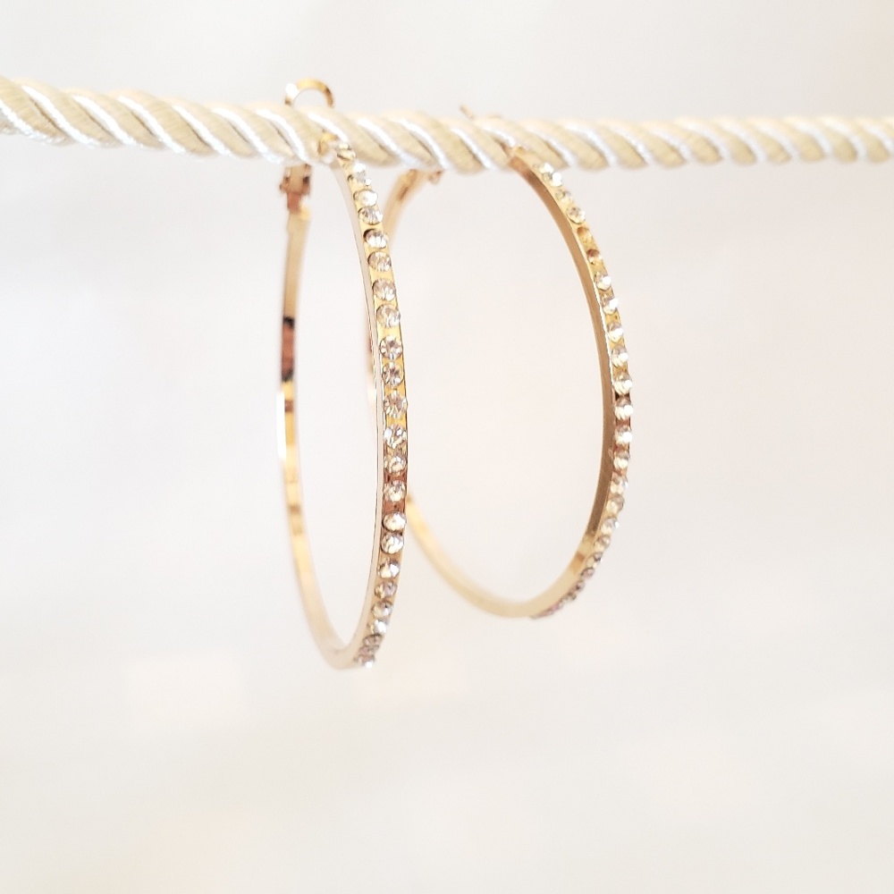 CZ Covered Hoops